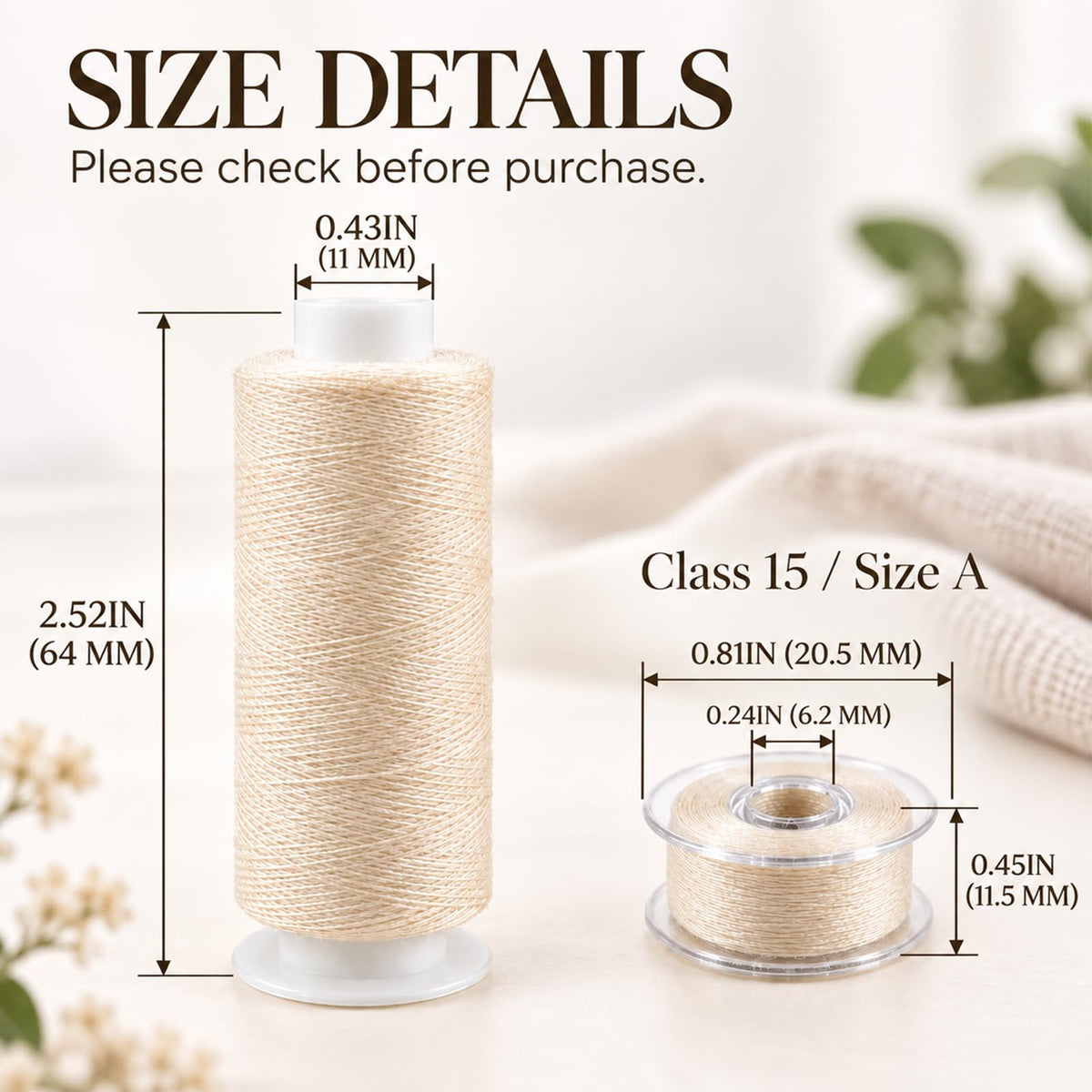 95Pcs Sewing Thread Kit, 45 Colors 400 Yards Sewing Machine Thread