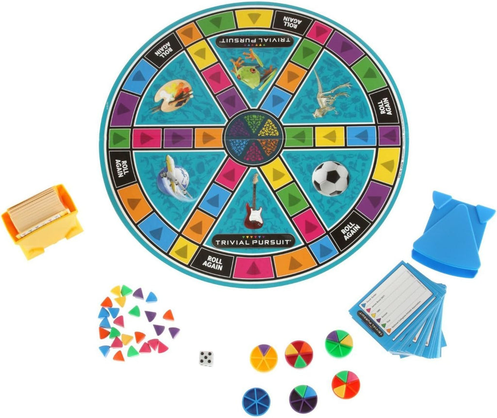 Hasbro Gaming Trivial Pursuit Game: Family Edition Board Game, Family Trivia Games for Adults and Kids, 2+ Players