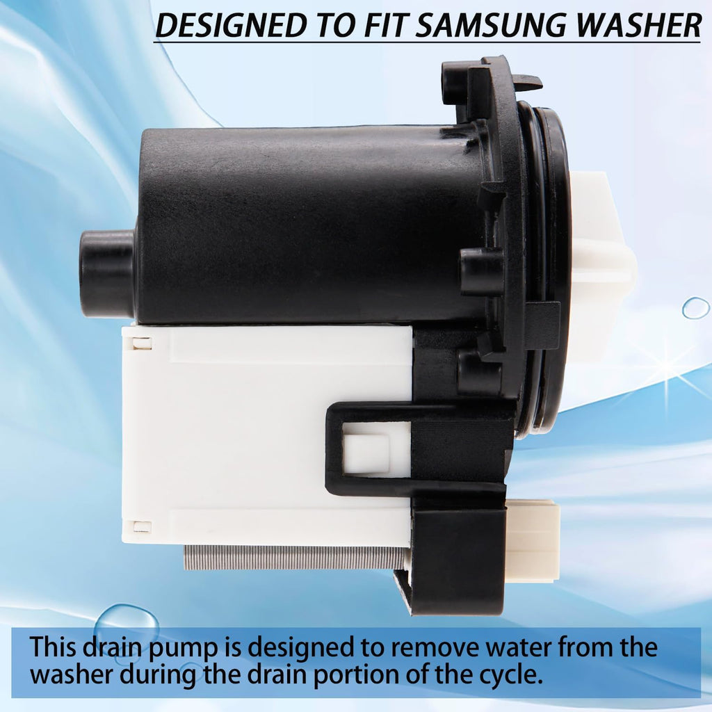Washer Drain Pump WF448AAW/XAA WF448AAP/XAA WF218ANW/XAA for Samsung