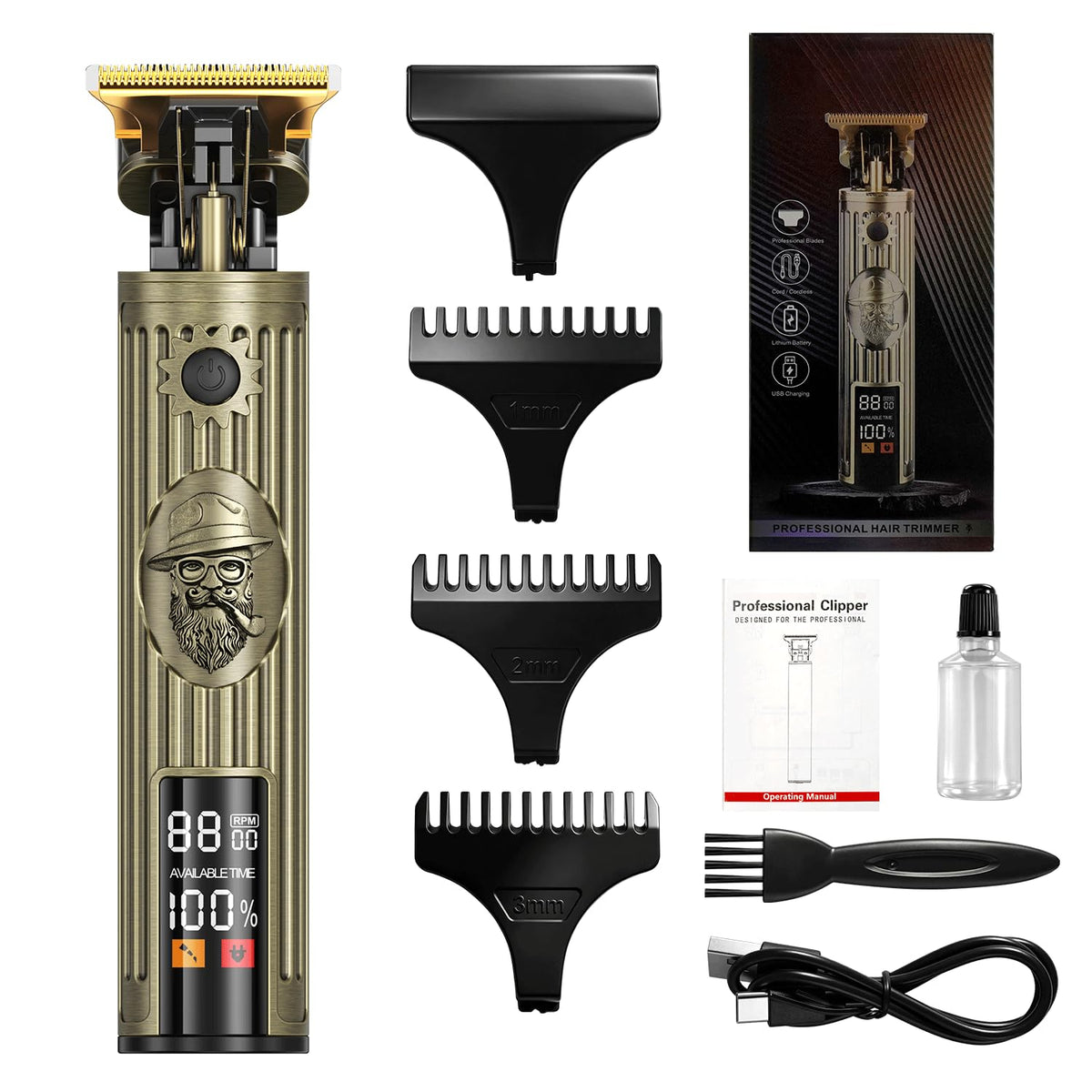Beard Trimmer for Men-Hair Clippers for Men
