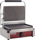 Commercial Electric Panini Sandwich Grill with Smooth Plates
