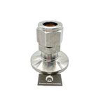 1/4 inch Swagelok to KF25 NW25 Flange Adapter Fitting Compression Fitting Double Ferrule Type Fitting (1, 1/2 in)
