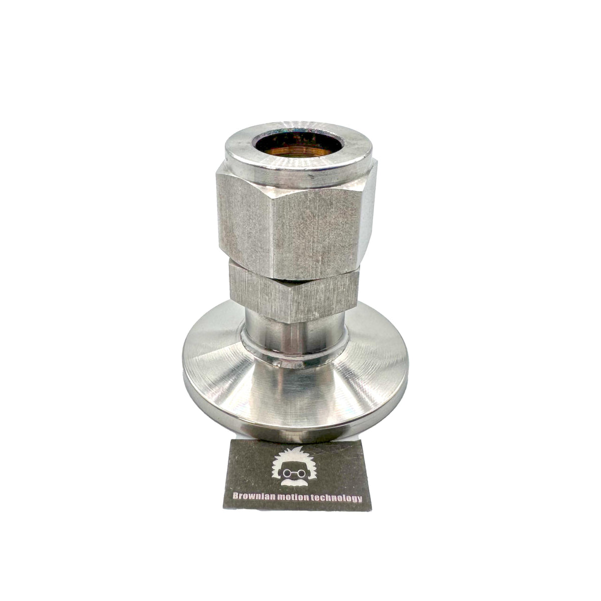 1/4 inch Swagelok to KF25 NW25 Flange Adapter Fitting Compression Fitting Double Ferrule Type Fitting (1, 1/2 in)