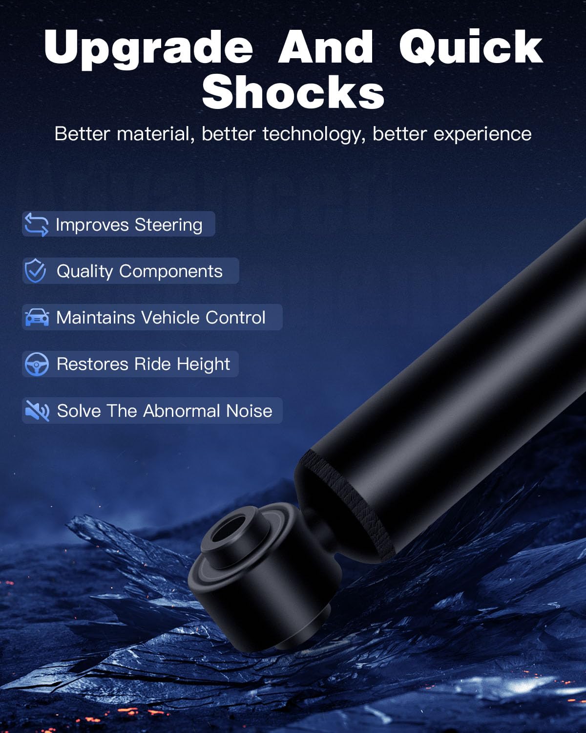 ECCPP shock Struts shock absorbers for 2003-2007 for Nissan Murano