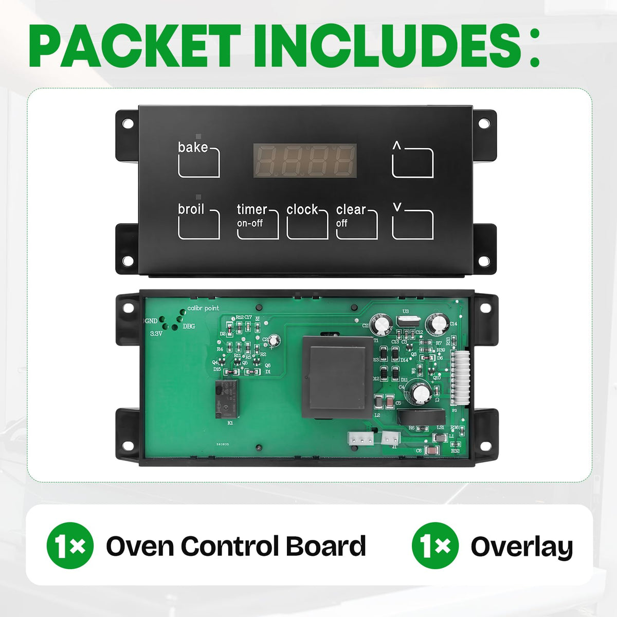 For Frigidaire FFGF3047LSG Range Oven Control Board Replacement