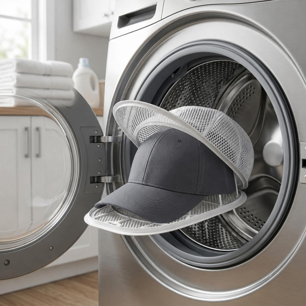 YANGEEMU Hat Washer Cage 2 Pack, Baseball Cap Washer, Hat Shaper for Washer