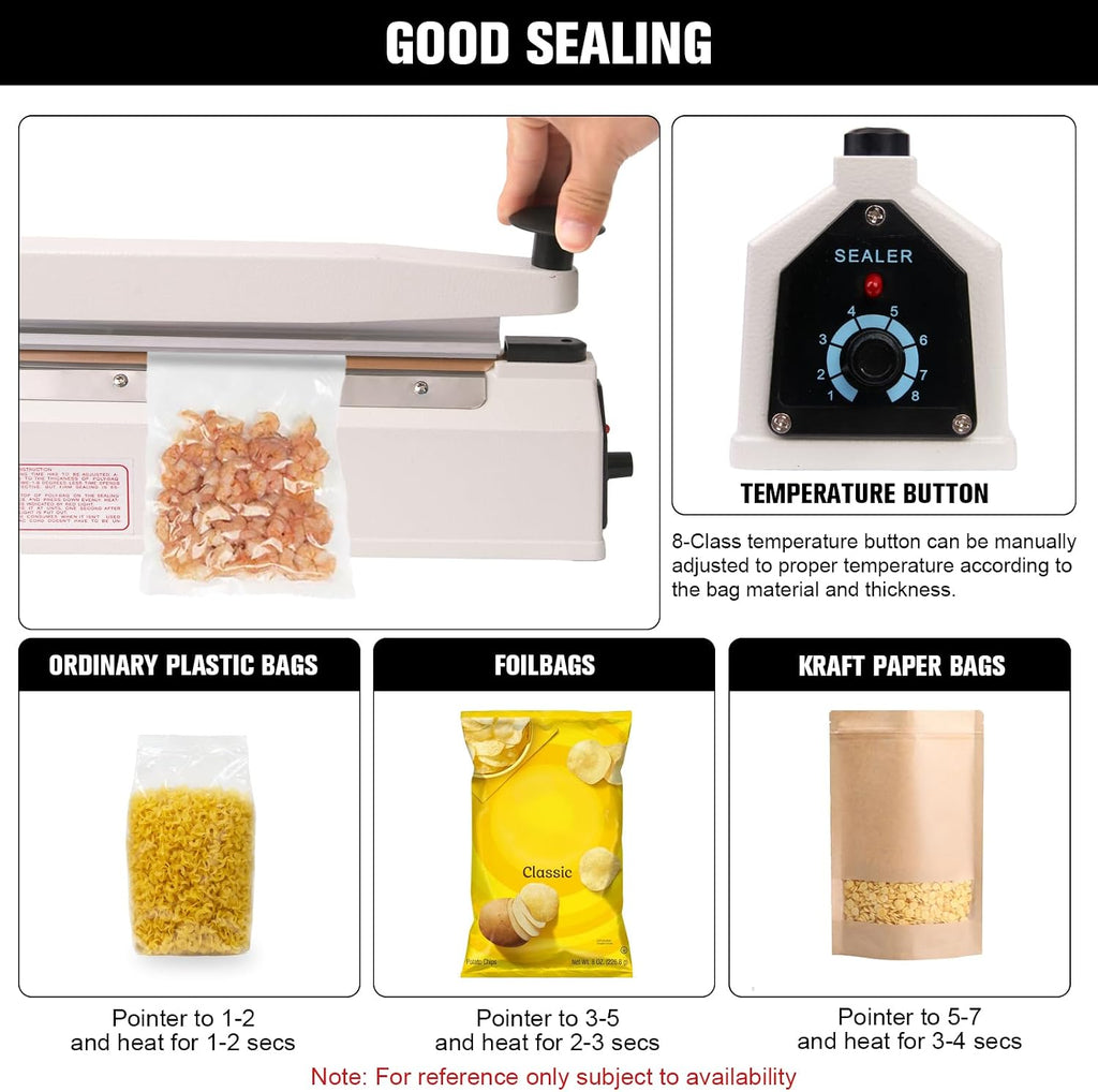 20 Inch Commercial Impulse Sealer Machine