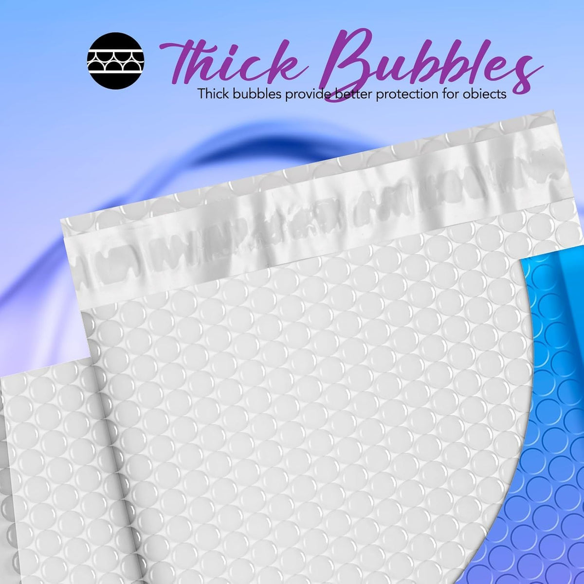Cute Design Bubble Mailers 6x10" 100 Pack Opaque Padded Envelopes