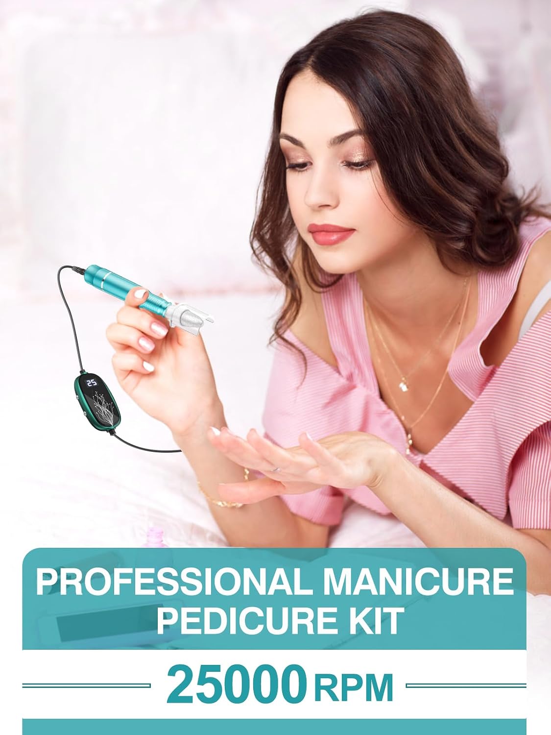 Professional Manicure Pedicure 25000RPM Nail Drill Kit