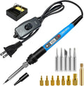 80W Soldering Iron Heat Set Insert Tool, LCD Digital Soldering Iron Kit
