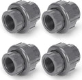 Pangda 4 Pack 1 Inch PVC Union Pipe Compatible with 898 Series