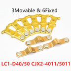 Main Contact Kit for Switch Contactor LC1D50 LC1D40 CJX2-4011 CJX2-5011 Moving and Fixed Contacts Contactor Replacement Kit(LC1-D50 (C Grade))