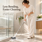 Extendable Long Handle Floor Scrub Brush, Crevice Cleaning Brush