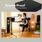 1" Thick x 24" Wide x 96" Long Charcoal High Density Foam, Ideal for Foam Padding, Seat Replacement, Chair Cushion