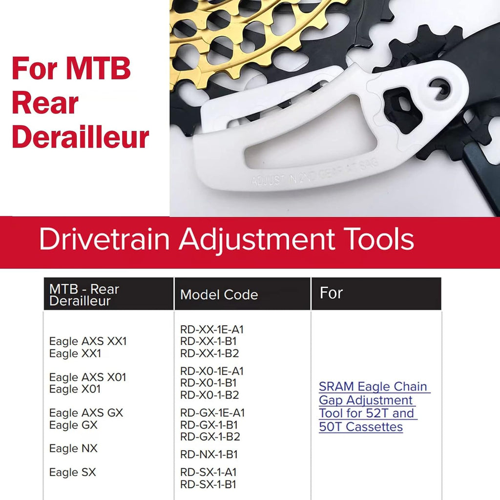 Chain Gap Adjustment Tool for SRAM Eagle MTB Rear Derailleur