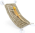 Bearded Dragon Seagrass Hammock: Rectangle 16"x 8" & Suction Cups
