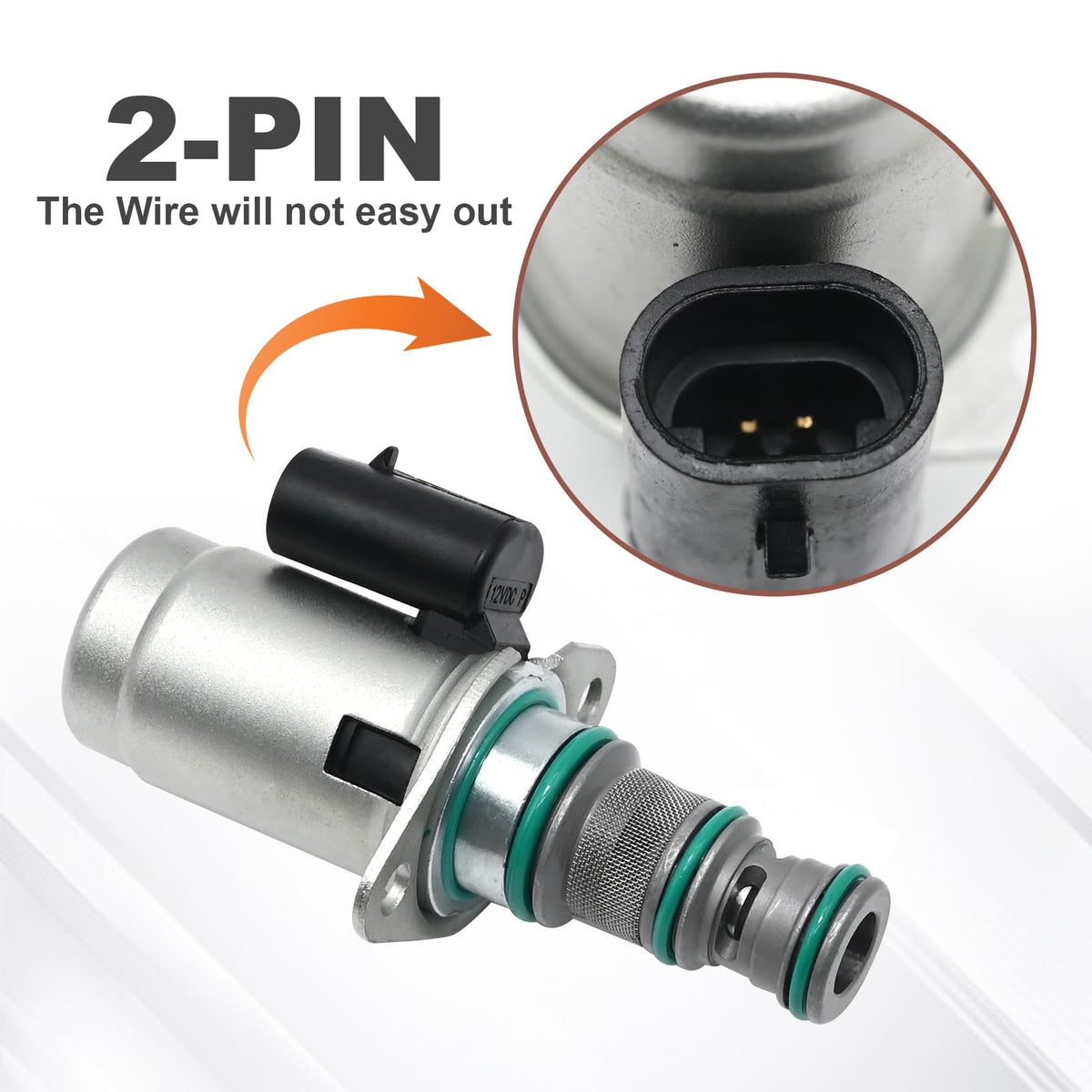 Zreneyfex SV98-T39S 12V Solenoid Valve 35T40860 Replacement for Hydraforce Forklift 12DR 1505 Replacement for Caterpillar CAT Excavator CT60 CT8, for JCB Replaces SV3-D2-D12 580037013