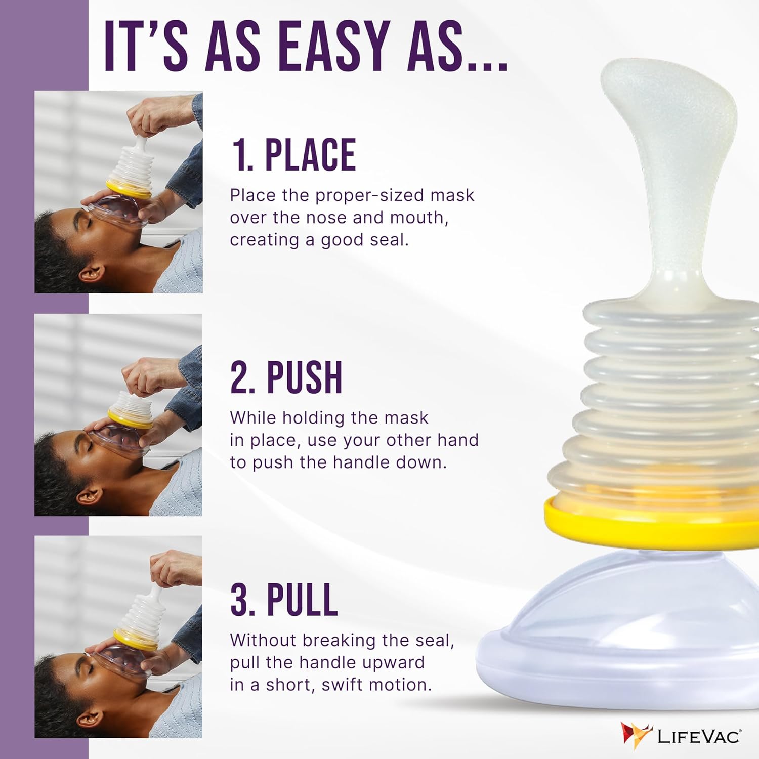Yellow Travel Kit - Portable Suction Rescue Device, First Aid Kit for Kids and Adults, Portable Airway Suction Device