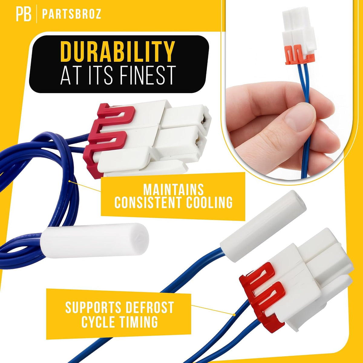 Refrigerator Temperature Sensor for Samsung RS261MDRS