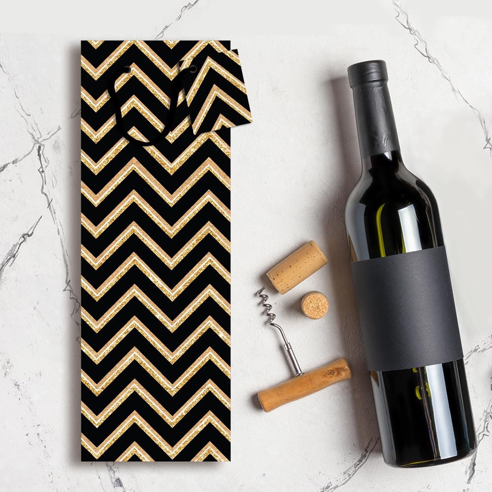 Glitterwrap Set, Sip, Sip, Hooray! Gift Bag Set