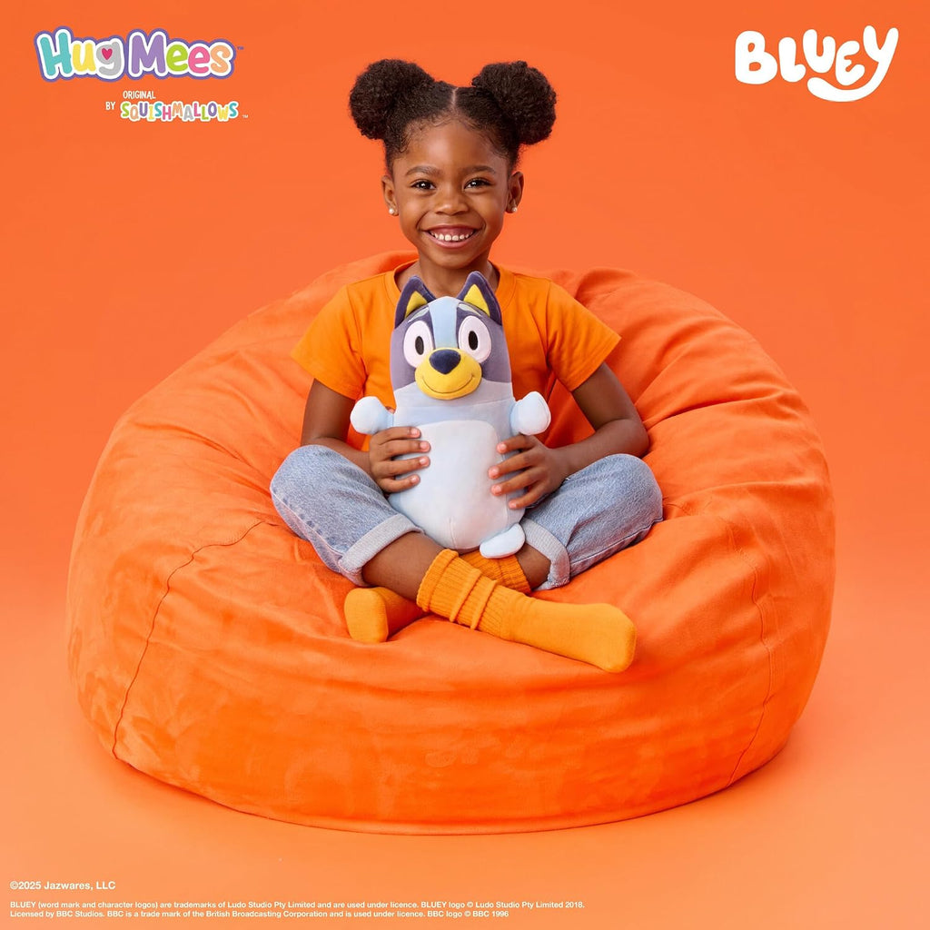 Original 10-Inch Bluey HugMees - Medium-Sized Ultrasoft Official Jazwares Plush