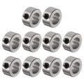 uxcell 10pcs Set Screw Shaft Collars 8mm Bore 14mm OD