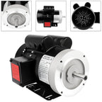 1.5HP General Electric Motor 3450RPM Single Phase TEFC 115/230V CW/CCW