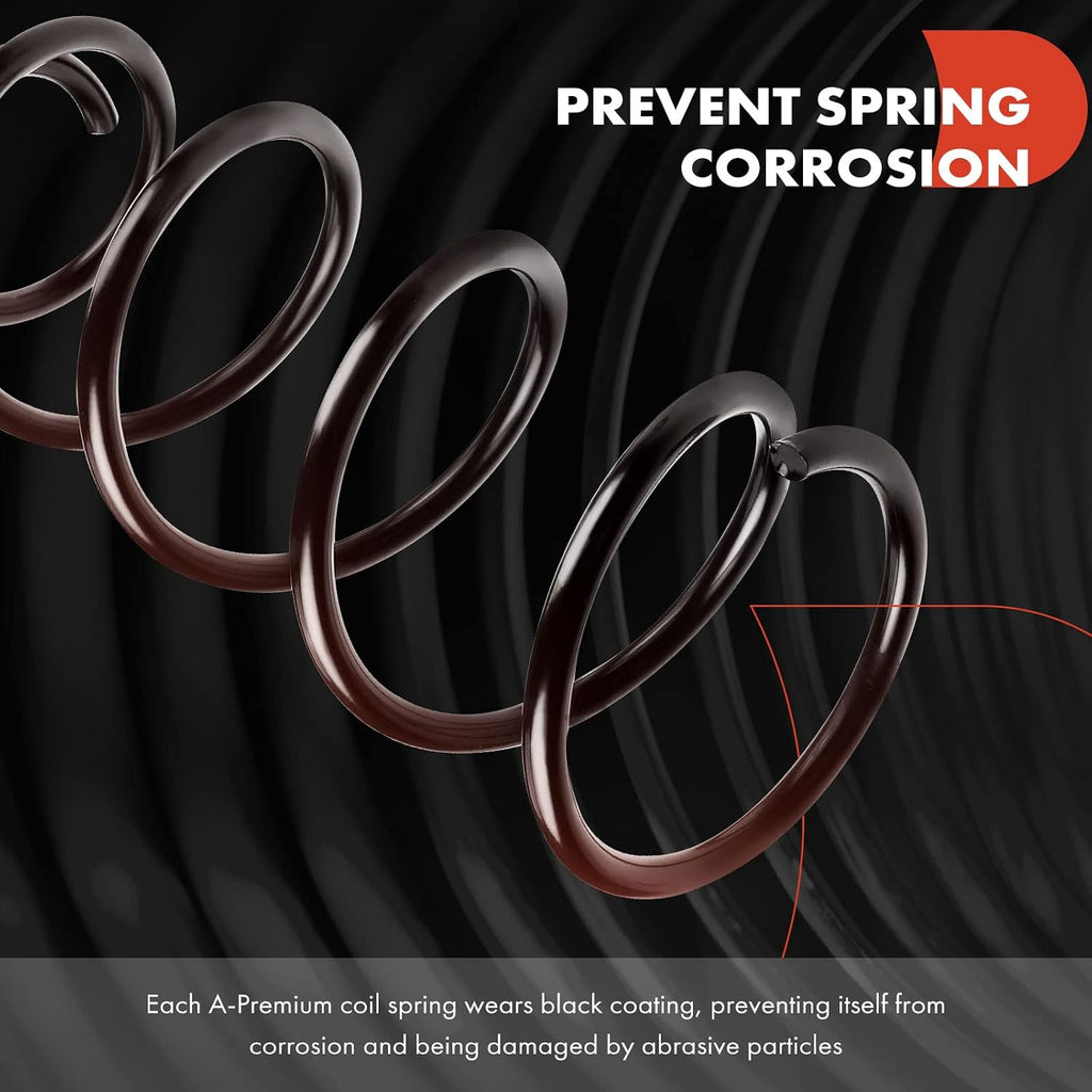 A-Premium Front Coil Spring Set Compatible with Ford & Mazda & Mercury
