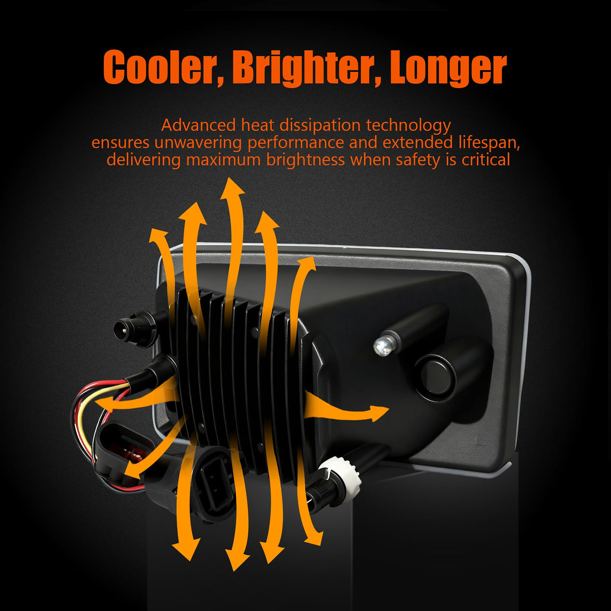 LED Fog Lights with DRL Turn Signal Pair Clear Lens Plug and Play
