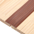 T-Molding Transition Strips, 6.56 ftx1.97" (LxW) PVC, Walnut