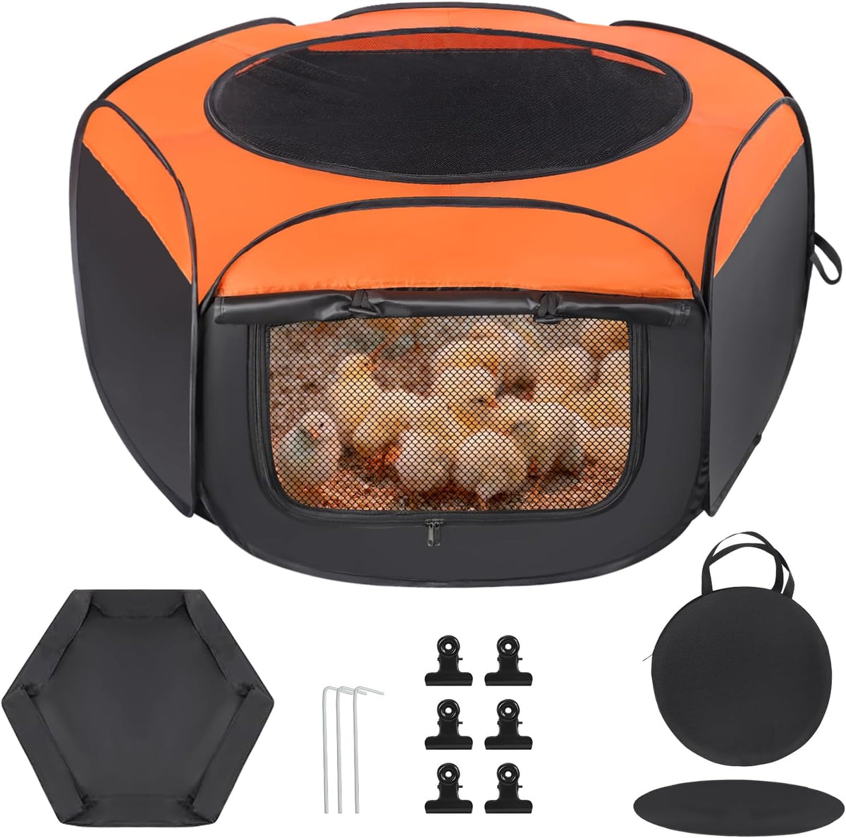 Brooder Box for Chick, Chick Starter Kit Brooder Up to 15 Chicks