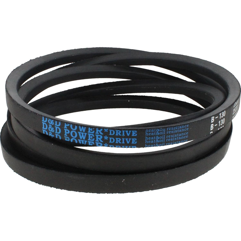 D&D PowerDrive B130 V Belt, B/5L, Rubber, 5/8" x 133" OC