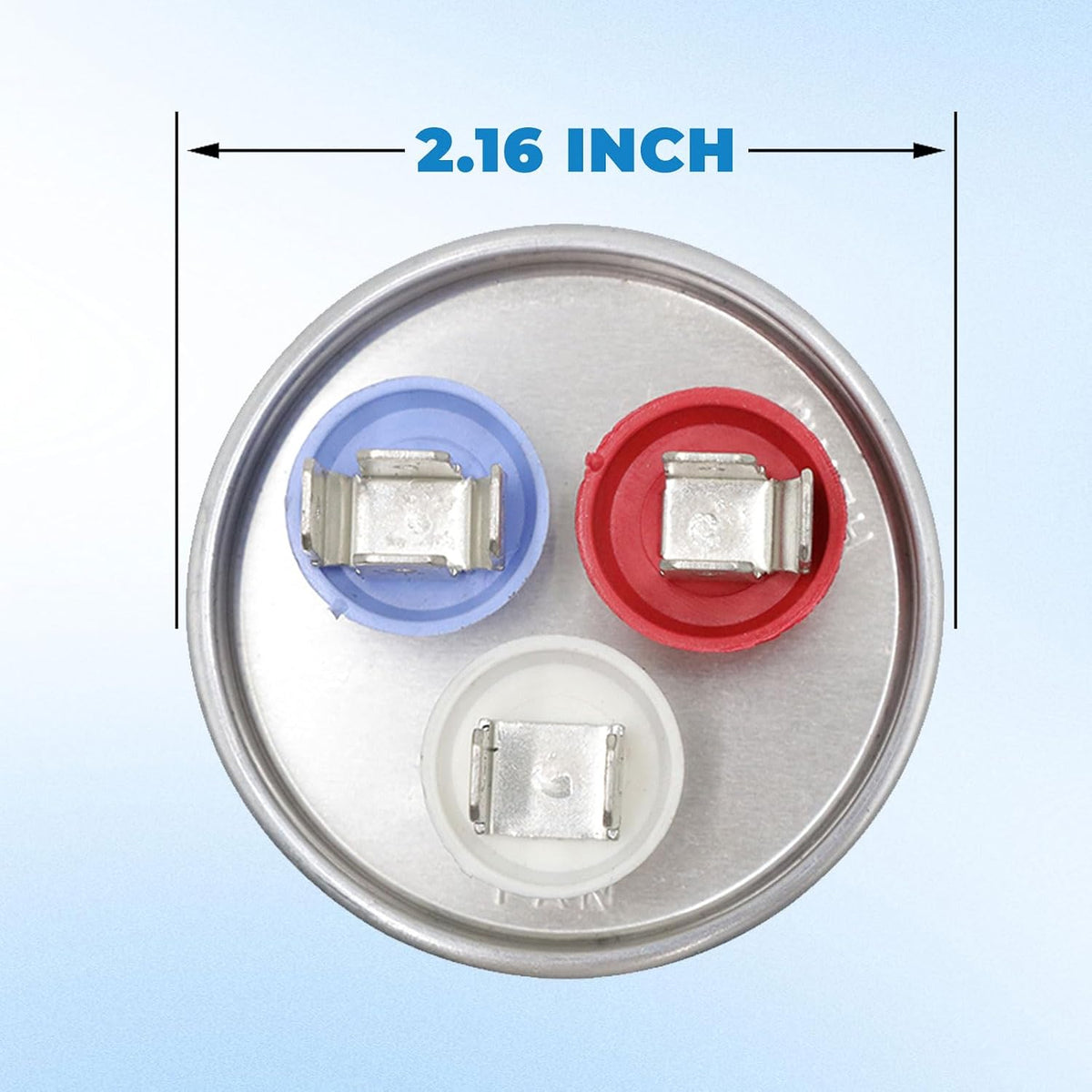 50/7.5 uF 50+7.5 MFD ±5% 370V or 440V Dual Run Start ac Capacitor for ac 50 7.5 CBB65r CBB65b Capacitor for Motor Start or Heat Pump, Condenser, Pool Pump