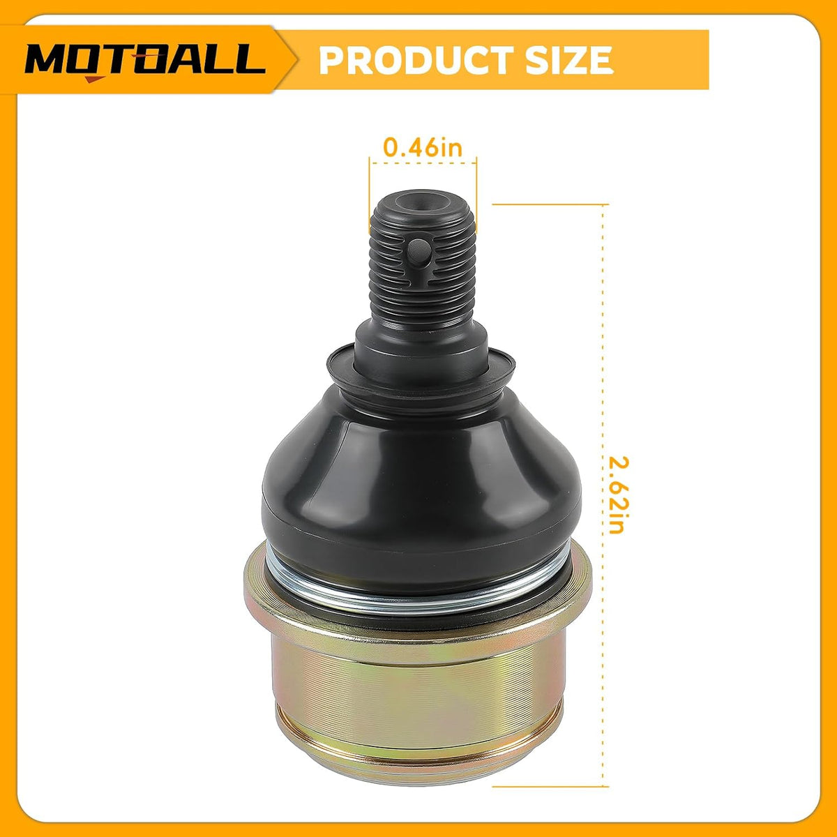 MOTOALL Upper/Lower Ball Joint kit Compatible for Honda TRX 420/450 /