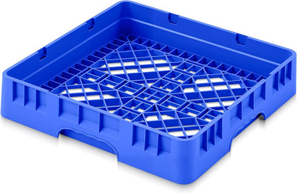 1 Pack Commercial Dishwasher Tray Rack, Basic Edition, Blue