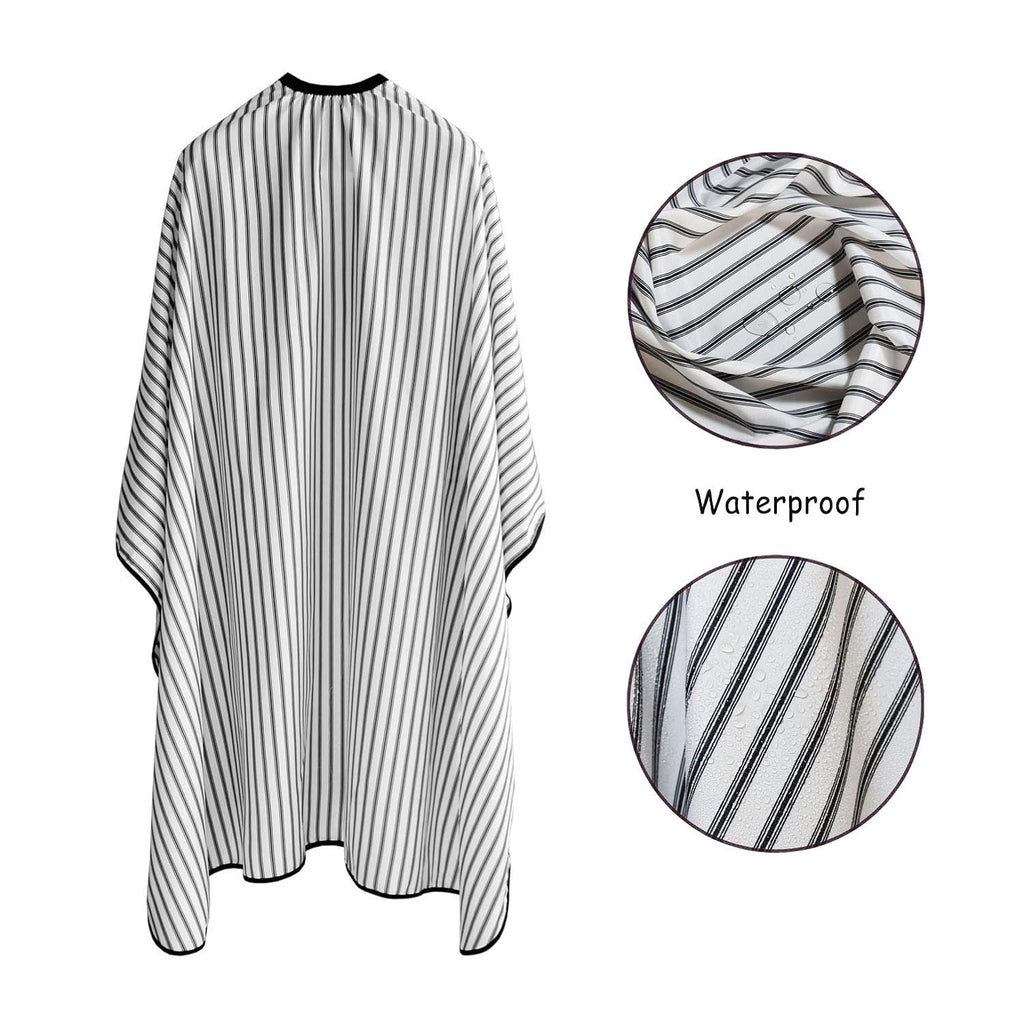Barbers Cape Hairdressing Gown – Waterproof Professional Hairdressers Salon Cape Cloth Hair Cutting Apron for Hair