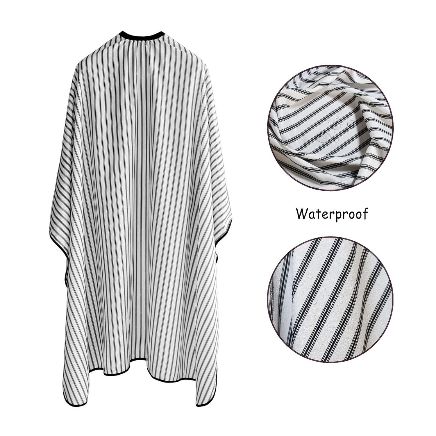 Barbers Cape Hairdressing Gown – Waterproof Professional Hairdressers Salon Cape Cloth Hair Cutting Apron for Hair
