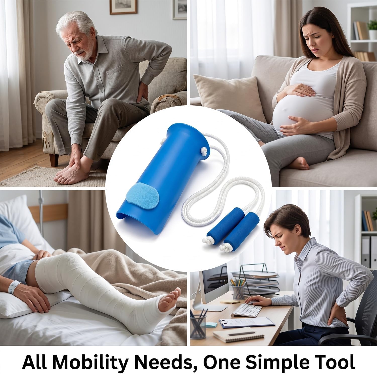 Sock Aids for Putting on Socks, Dressing Aid, No Bending for Seniors