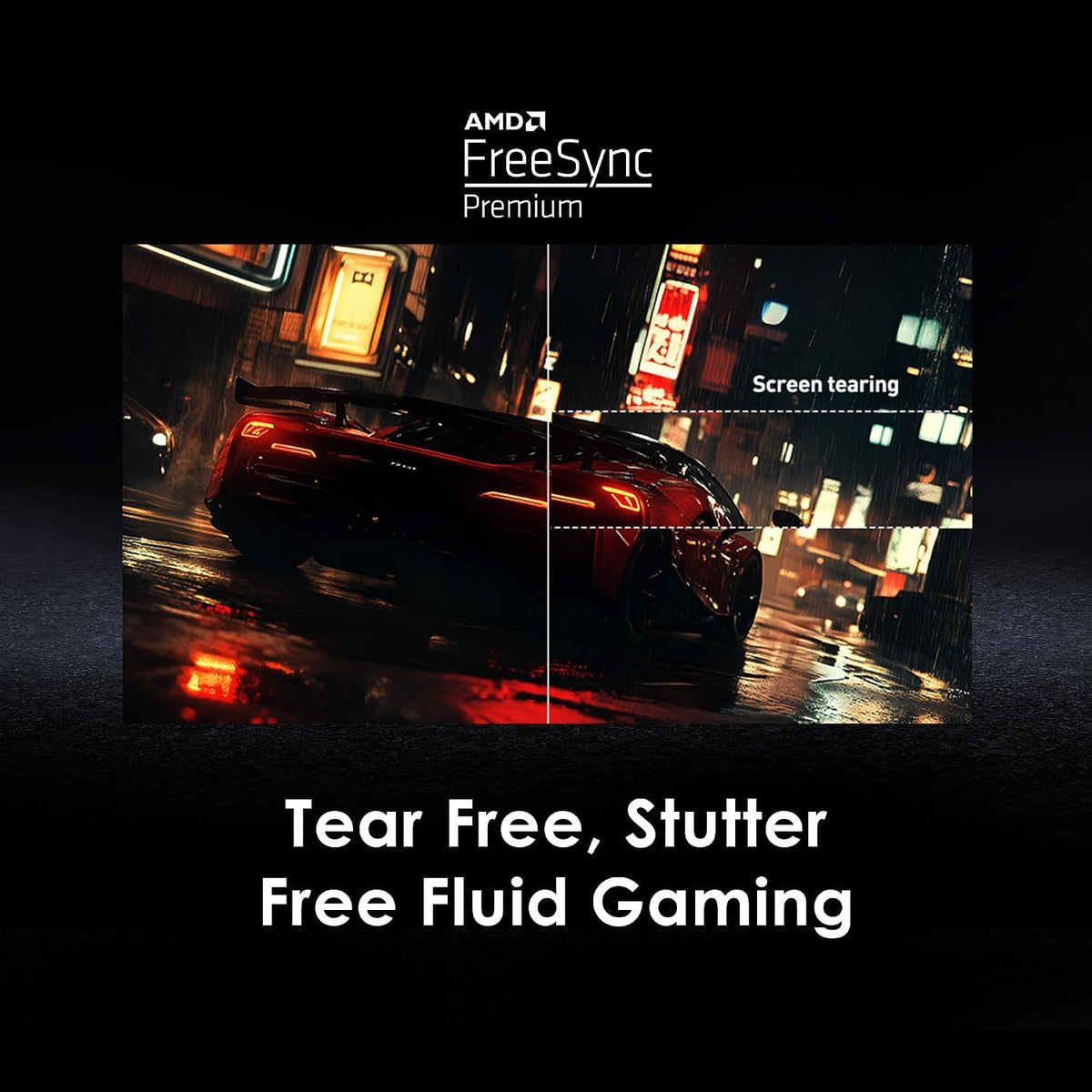 MAG 242F 24-inch 1920 x 1080 (FHD) Gaming Monitor, 200Hz, AMD FreeSync Premium, HDMI, DisplayPort, VESA, Tilt, Height