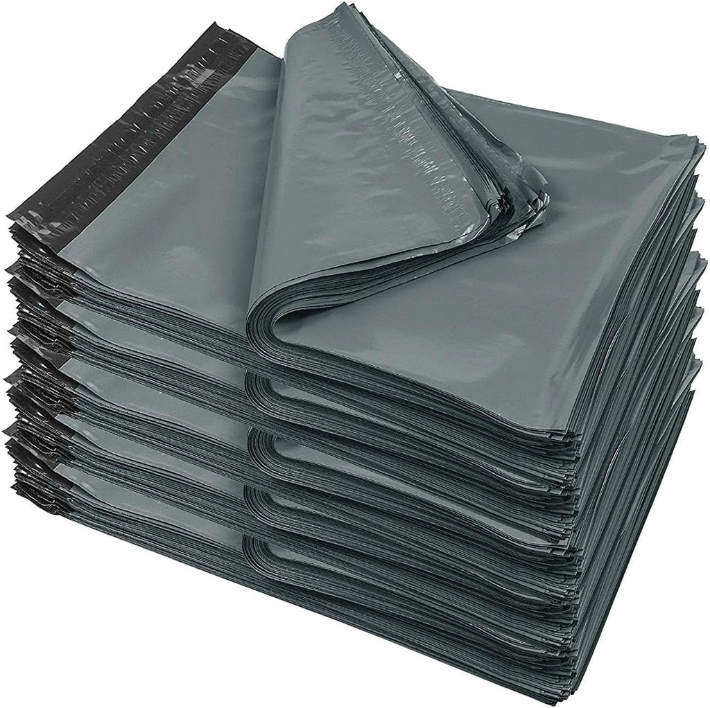 10x13 Inch Grey Poly Mailers, 500 Pack