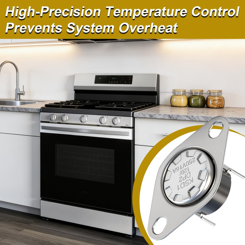 Range Control Panel Cooling Fan Thermal Switch Range Oven Thermostat Compatible with Samsung Replaces#: DG47-00010B 2087522 AP4238947 PS4240817 EAP4240817