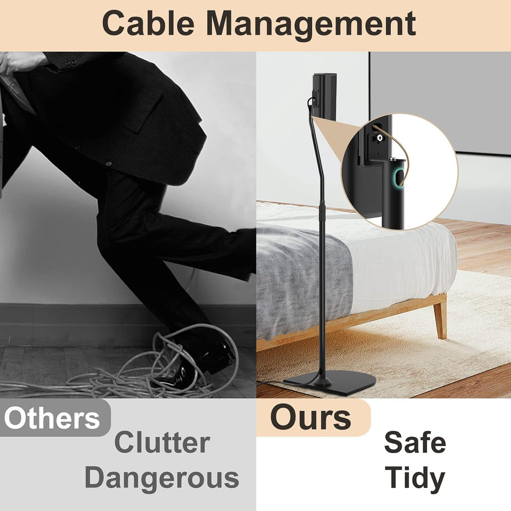 Height Adjustable UFS-20 Stand for Bose Speaker Stands, with Slideconnect Bracket