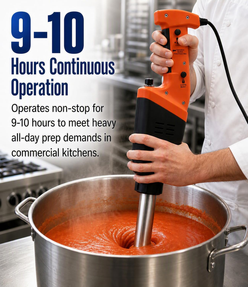 Brushless Commercial Immersion Blender 750W 21" Variable Speed NSF & ETL