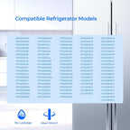 WF3CB Refrigerator Water Filter, 2 Pack