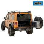EAG Rear Bumper Rock Crawler with Parking Sensor Bracket Fit for 2018-2026 Wrangler JL