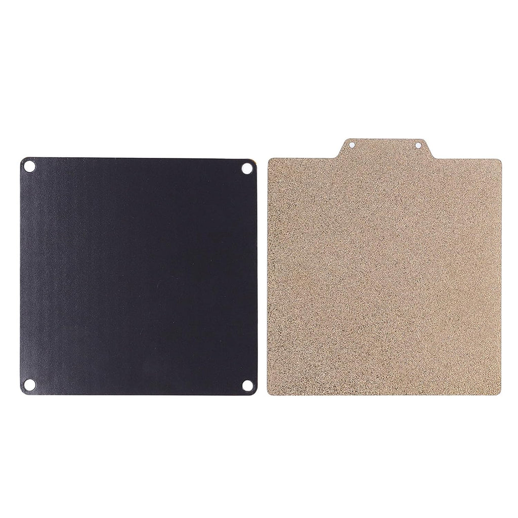 Double Sided Textured PEI Sheet, 120x120mm PEI Spring Steel Sheet Flexible Print Build Plate Removable Surface