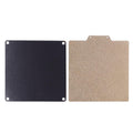 Double Sided Textured PEI Sheet, 120x120mm PEI Spring Steel Sheet Flexible Print Build Plate Removable Surface