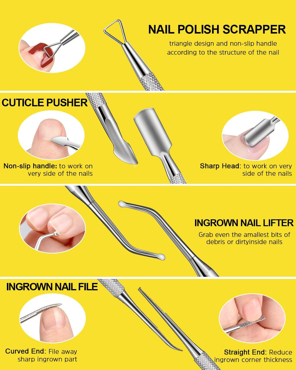 Nail File and Buffer Blocks with Nail Care Kit, 13 Pcs Manicure Kit for Women with Milk and Honey Cuticle Oil and
