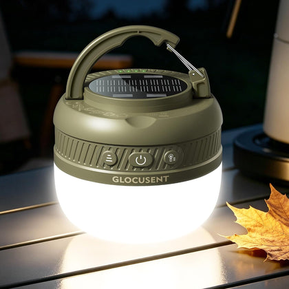 400H Camping Lantern, 5000mAh Rechargeable Lantern, Solar Pocket | Led Camping Lantern with 5 Brightness 3 Modes