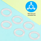 6pcs O-Rings for Medela Harmony Manual Breast Pump
